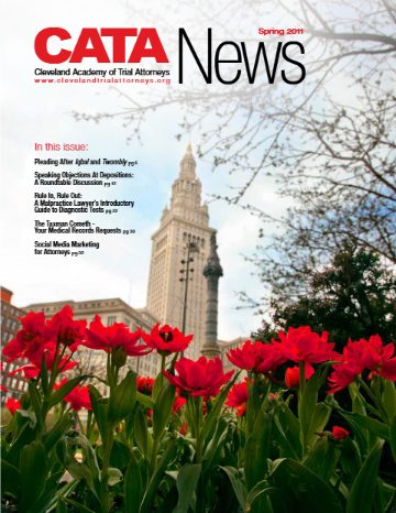 CATA News — Spring 2011 cover