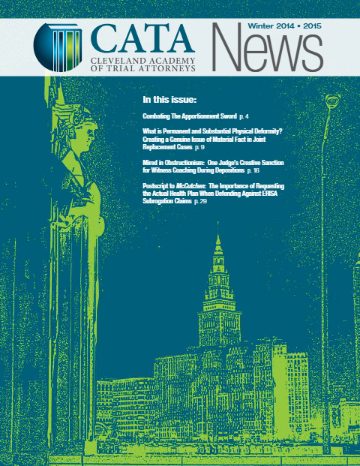 CATA News — Winter 2014-2015 cover