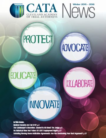 CATA News — Winter 2015-2016 cover