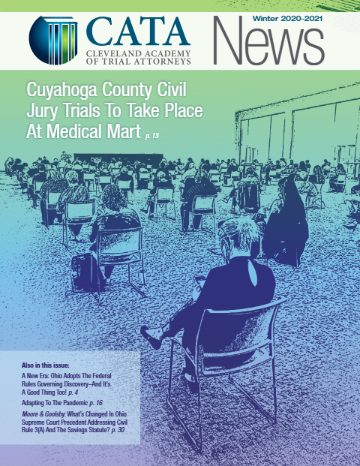 CATA News — Winter 2020-2021 cover