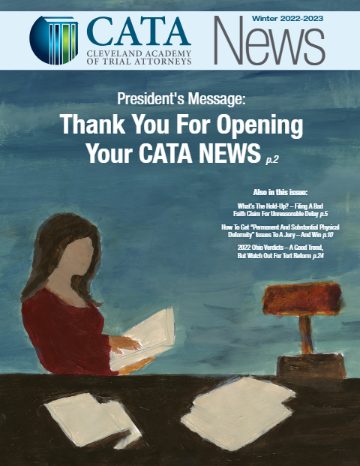 CATA News — Winter 2022-2023 cover