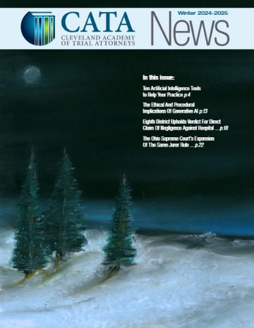 CATA News — Winter 2024-2025 cover