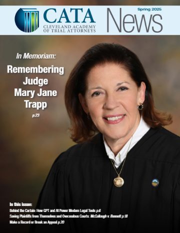 CATA News — Spring 2025 cover